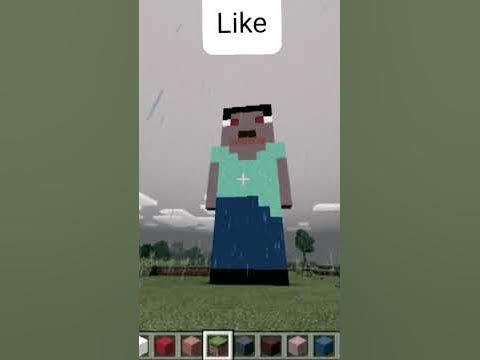 Herobrine statue🤯🤯 in minecraft - YouTube