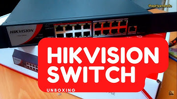 Hikvision POE Switch DS-3E0318P-E/M(B) [unboxing]