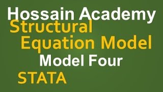 Structural Equation Model. Model Four. STATA