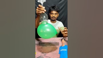 Balloon_Candle_Coin_Hack ✅ | science project class 7th #experiment #diy #fyp #gems #shorts #trending