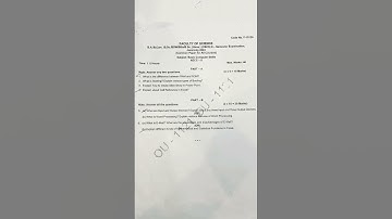 OU Degree 2-Semster Basic Computer Skills, (Common Paper For All Courses). #osmaniauniversity