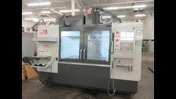 Haas VM-3 CNC Vertical Machining Center w 4th Axis Drive, Probing, NEW 2020 - Only 67 Spindle Hours