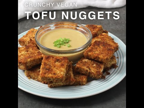 Vegan Chicken Nuggets with ‘Honey’ Mustard Dipping Sauce (Vegan McNuggets, y’all!)