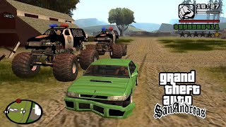 GTA SA - Police Monster Truck Chase