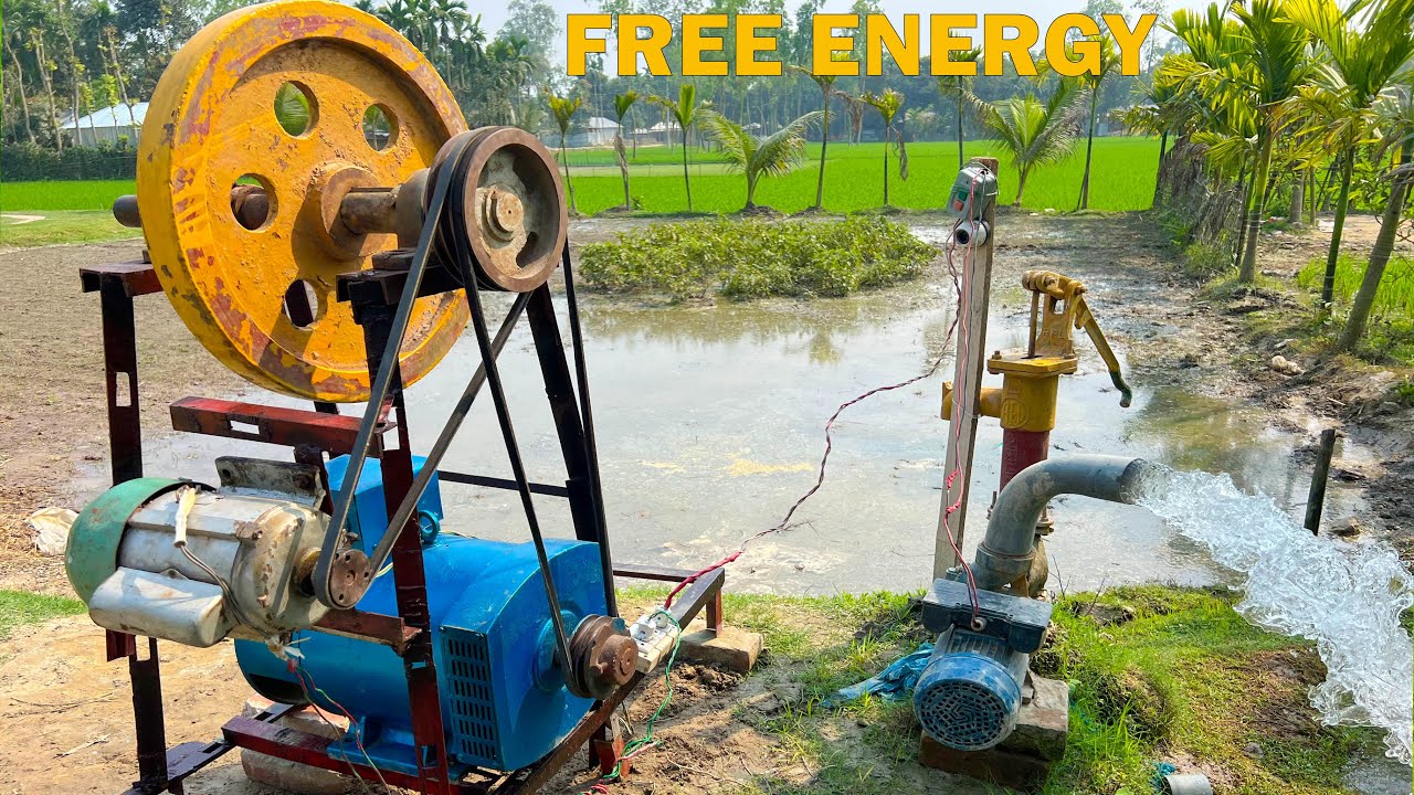 How to make SELF RUNNING 220V Free Energy Water Pump YouTube