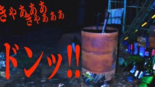 神社のドラム缶に潜むモノ…/Japanese horror/心霊