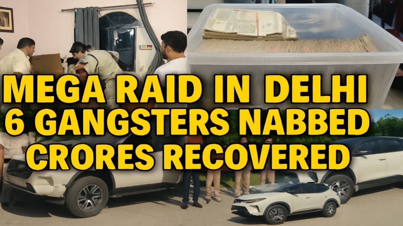 Mega Raid in Delhi | 6 Gangsters Nabbed, Crores Recovered