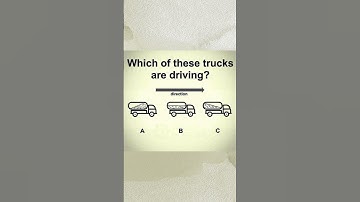 “Can You Tell Which Truck Is Moving? #shorts #QuizTime #TruckPuzzle #RiddleShorts #ytshorts