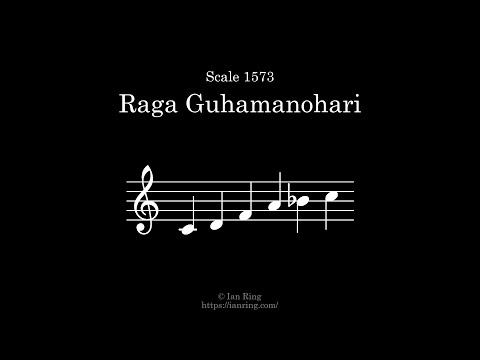 Scale 1573 Raga Guhamanohari