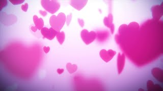 Pink Hearts Falling Background 4k   Heart Effect  Love Overlay Effects  Free Wedding Background