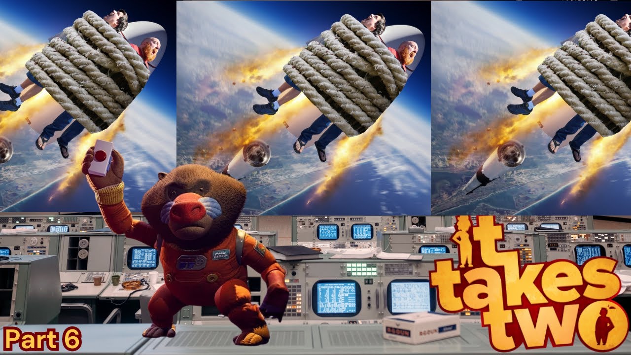 A Stuffed Monkey Sends Us To Space | It Takes Two | Part 6 | The Game Cast