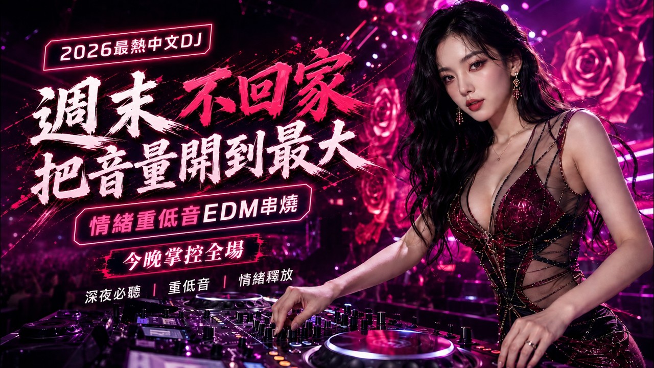越听越上头的2026重低音舞曲🔊从车里嗨到夜店，从第一秒炸到最后一秒，週末不回家，把音量開到最大 #重低音DJ #夜店舞曲 #PartyMusic #DanceMusic