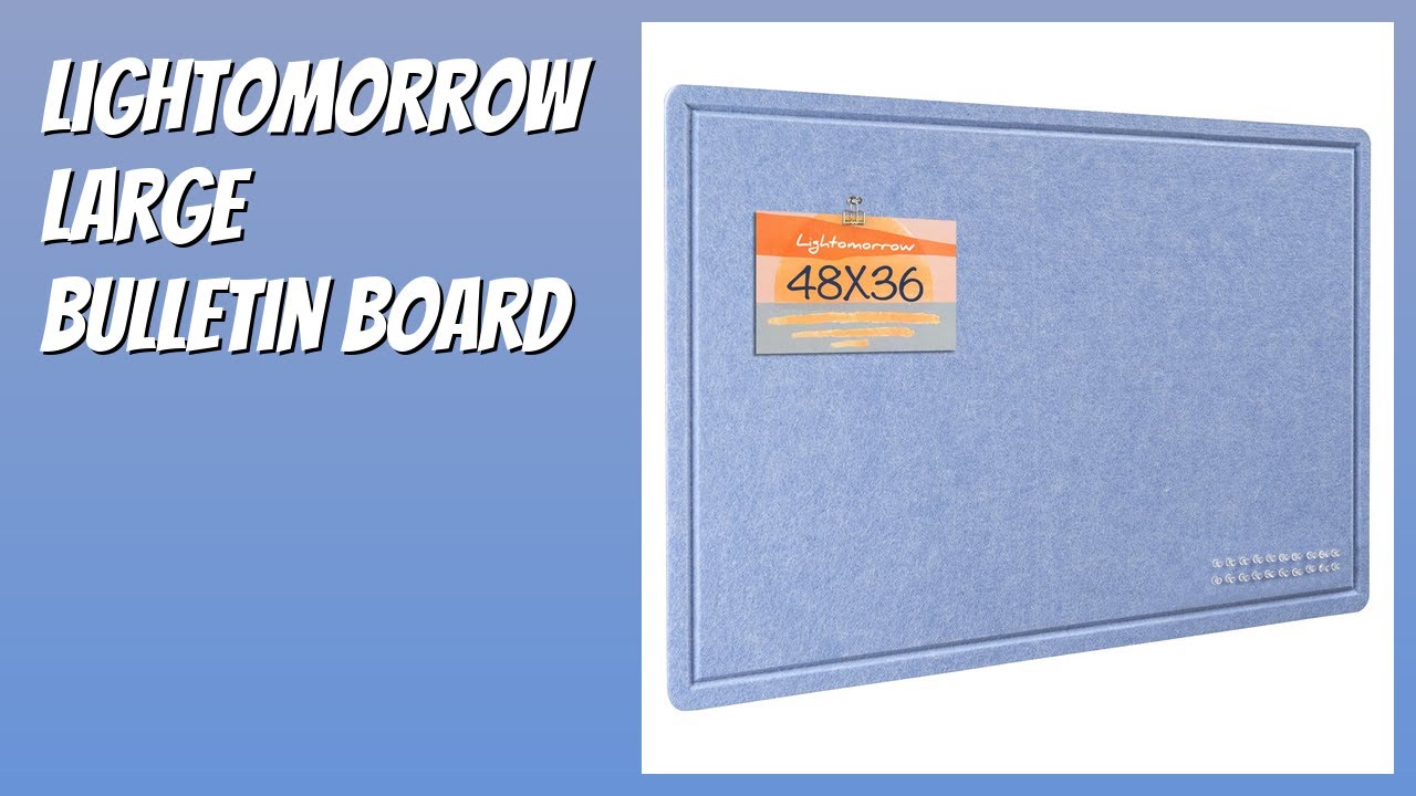 REVIEW (2026): Lightomorrow Large Bulletin Board. Features