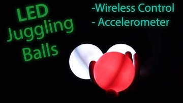 LED Juggling Balls with Accelerometer