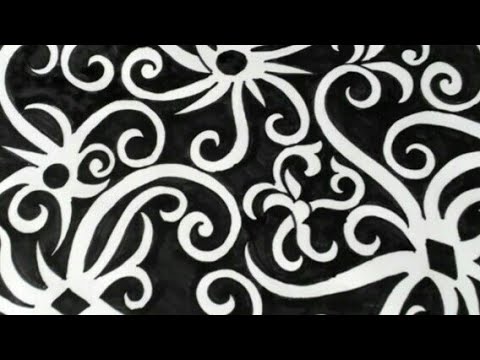  Menggambar  Motif Batik  Kalimantan YouTube