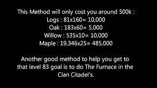 Ultimate 1-99 Firemaking Guide Only 500K Gp And 300K Xphr - Xxnoobtubexx Hd