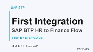 SAP BTP Integration Tutorial: Build Your First Integration Scenario Step by Step Net Worth