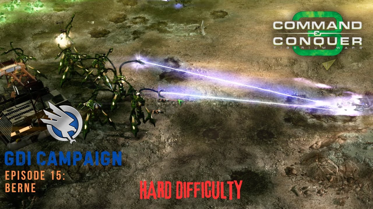 15. Command & Conquer 3 : Tiberium Wars - GDI Campaign - Berne (Hard Difficulty)