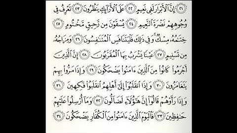 تلاوات مختارة سورة المطففين القارئ محمد البراك
