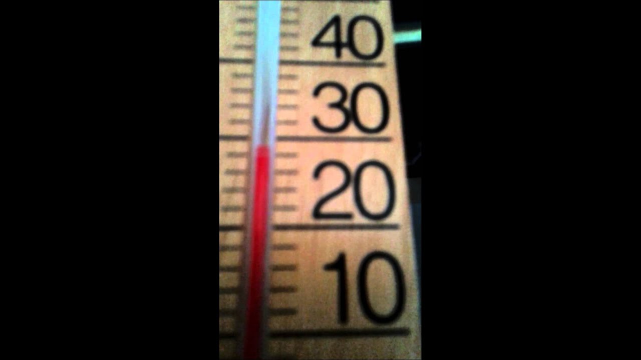 Come far riscaldare il termometro a mano - YouTube
