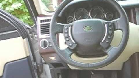 Range Rover MKIII - Reset Steering Angle Sensor
