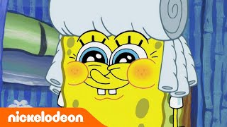 SpongeBob | SpongeBob Dapat Gaya Rambut BARU 💇‍♂️ | Nickelodeon Bahasa