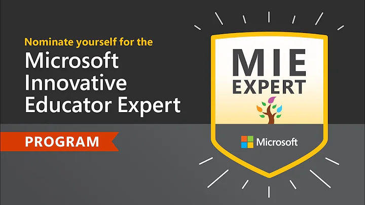 May 2020 Self-nomination: MIEE [Microsoft Innovative Educator Expert]