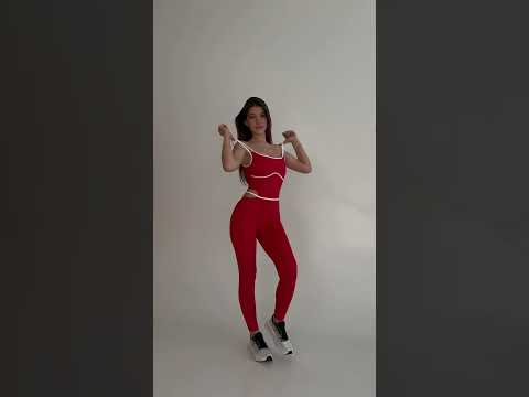 Спортивний жіночий комбінезон Naked для фітнесу, йоги, танців, стриппластики push up біфлекс (червоний), видео 1