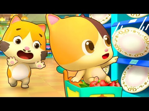 Baby❤︎\プロフ必読!‼︎/ページ No No Touch Things in Supermarket | Kids Grocery Shopping