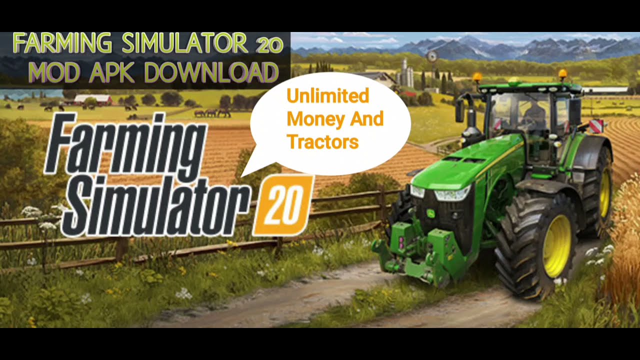 🔥farming simulator 20 | mod apk 💯 unlimited money and Tractors | gameplay | 