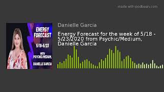 Energy Forecast for the week of 5/18 - 5/23/2020 from Psychic/Medium, Danielle Garcia