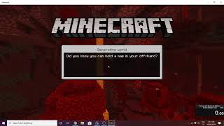 [WR] Minecraft Bedrock | Enter Nether SSG in 7.9s @ElTreago