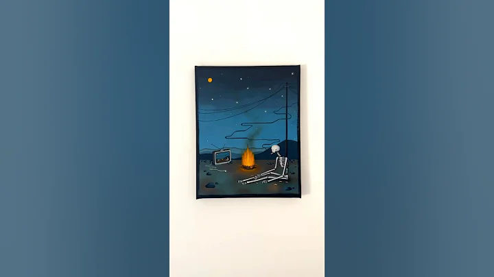 ‘My Show Is On’ 📺 Prints available on my website (link in bio) #gouache #art #painting #surrealism