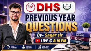 DHS Previous Year Questions | DMER/AIIMS/DHS/CHO important quations | 100% मराठी | SAGAR SIR