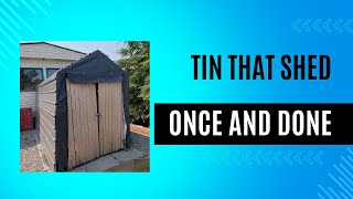 Tin! That! Shed.?.?.? Shelter!? Steel Frame Thing