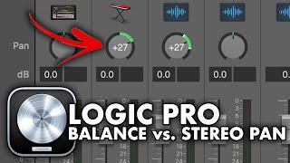 Logic Pro // Balance vs. Stereo Pan EXPLAINED