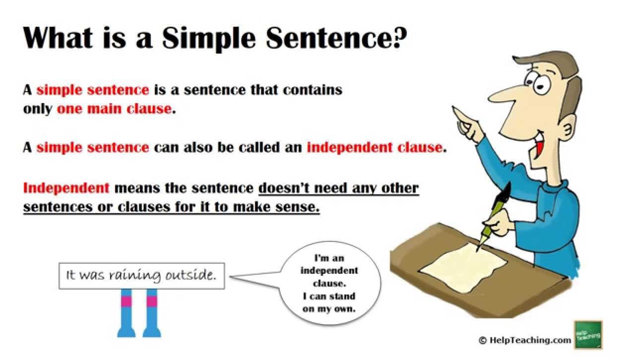 Creating Simple Sentences Worksheets