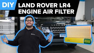 Land Rover LR4 Engine Air Filter Replacement DIY (2010-2016 Land Rover LR4 HSE 3.0 V6)