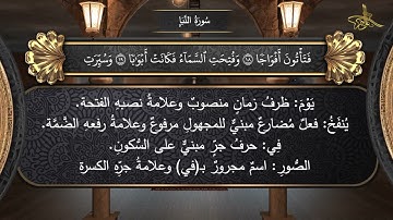 الإعراب الصوتي للقرآن الكريم: سورة النبأ .... د. علي النمر