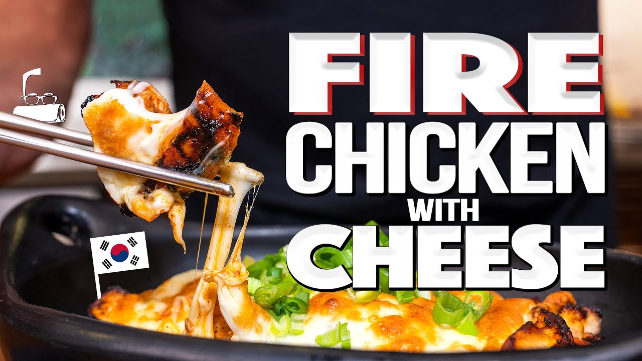 ⁣PERFECTLY SPICY FIRE CHICKEN WITH CHEESE | SAM THE COOKING GUY