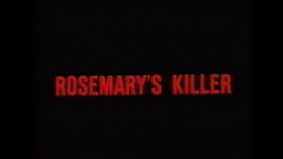 Rosemary's Killer (1981) Trailer