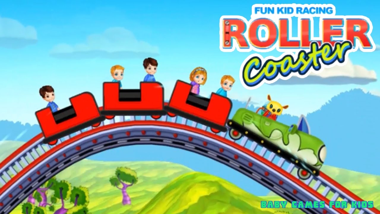 Fun kids Racing Roller Coaster Cartoon game for Kids