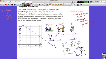 Modeling with Two Variable Linear Inequalities Part 1