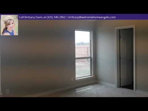 1918 Chesney Lane, San Angelo, TX home video tour