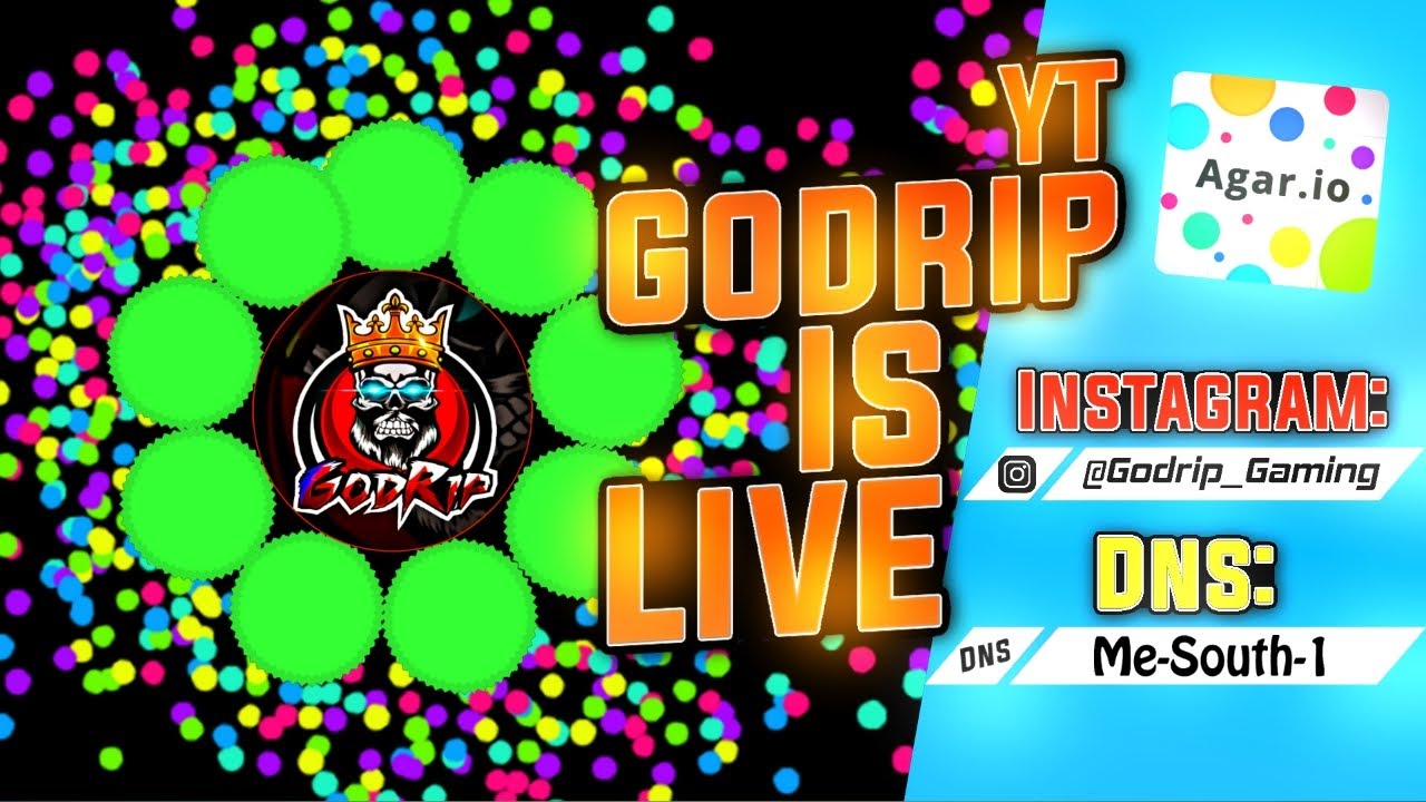 Agario Magnet Event 😍 | Road To 11000 Subscribers | GodripYT is Live | eu-central-1 | Don't Betray.