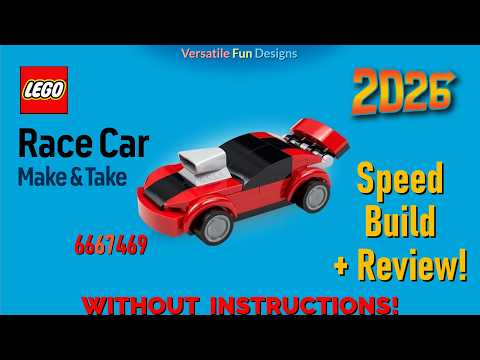 🏎️ LEGO Race Car Make & Take 6667469 - Speed Build & Review Without Instructions!