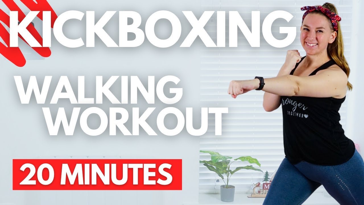 20MIN NO JUMPING KICKBOXING HIIT WALKING WORKOUT || Quick Calorie Burn!!