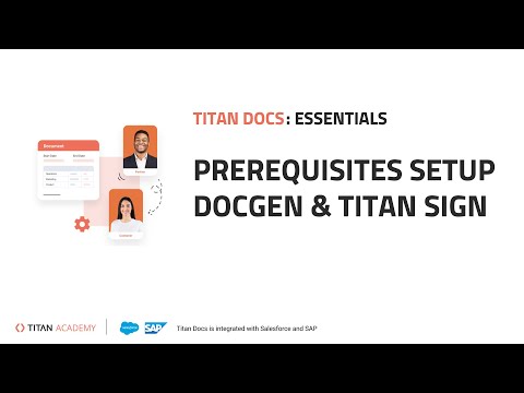 Salesforce Document Generation with Titan: Prerequisites Setup