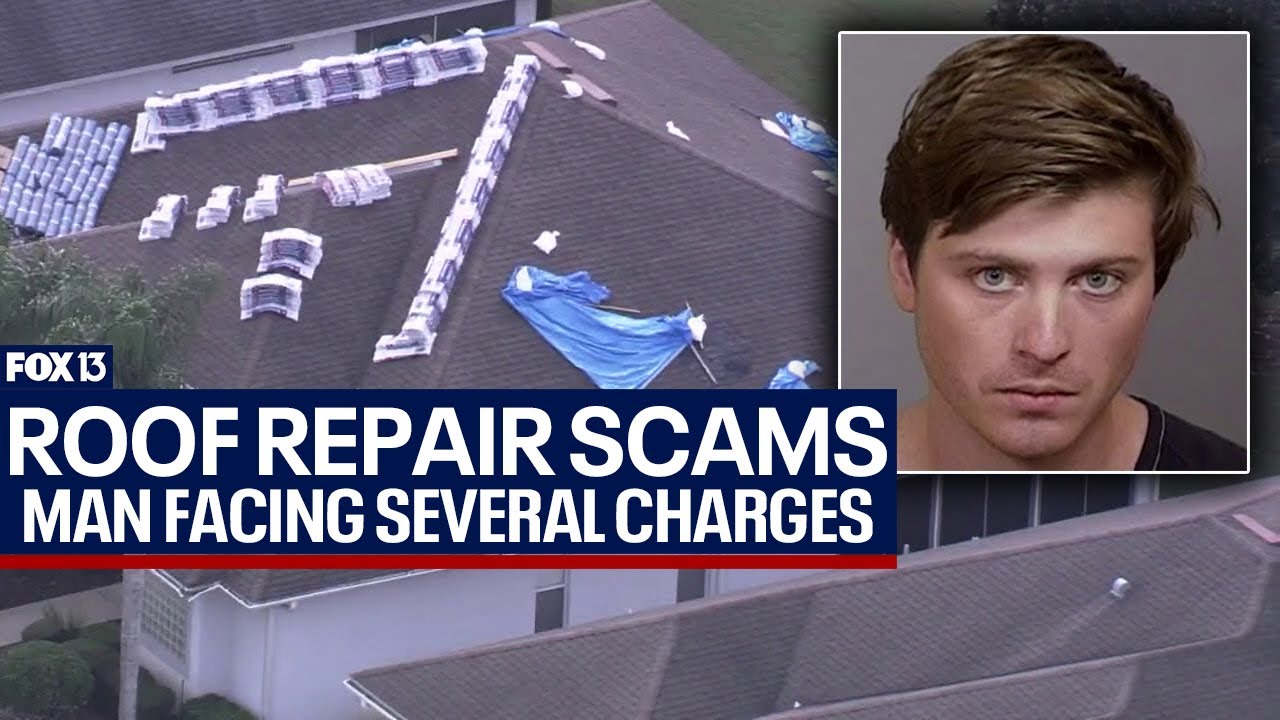 Florida man accused of fraudulent roof repair claims - YouTube