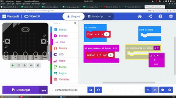 Contador con botones de micro:bit TIC 1 ESO IES Monterroso